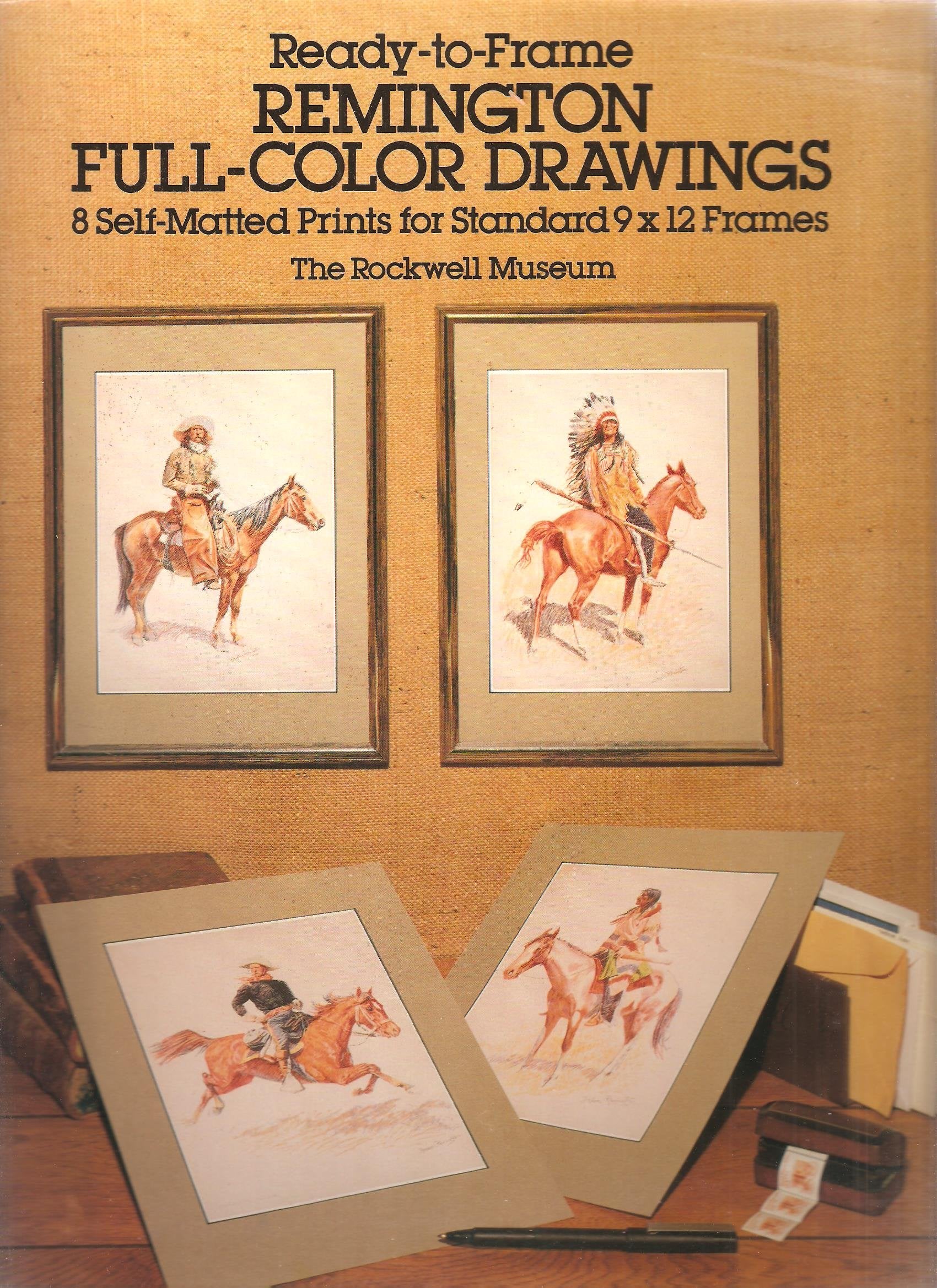 Remington Full-Color Drawings: A Portfolio of 8 Self-Matted Prints: Eight Self-Matted Full-Colour Prints Film, Art & Culture