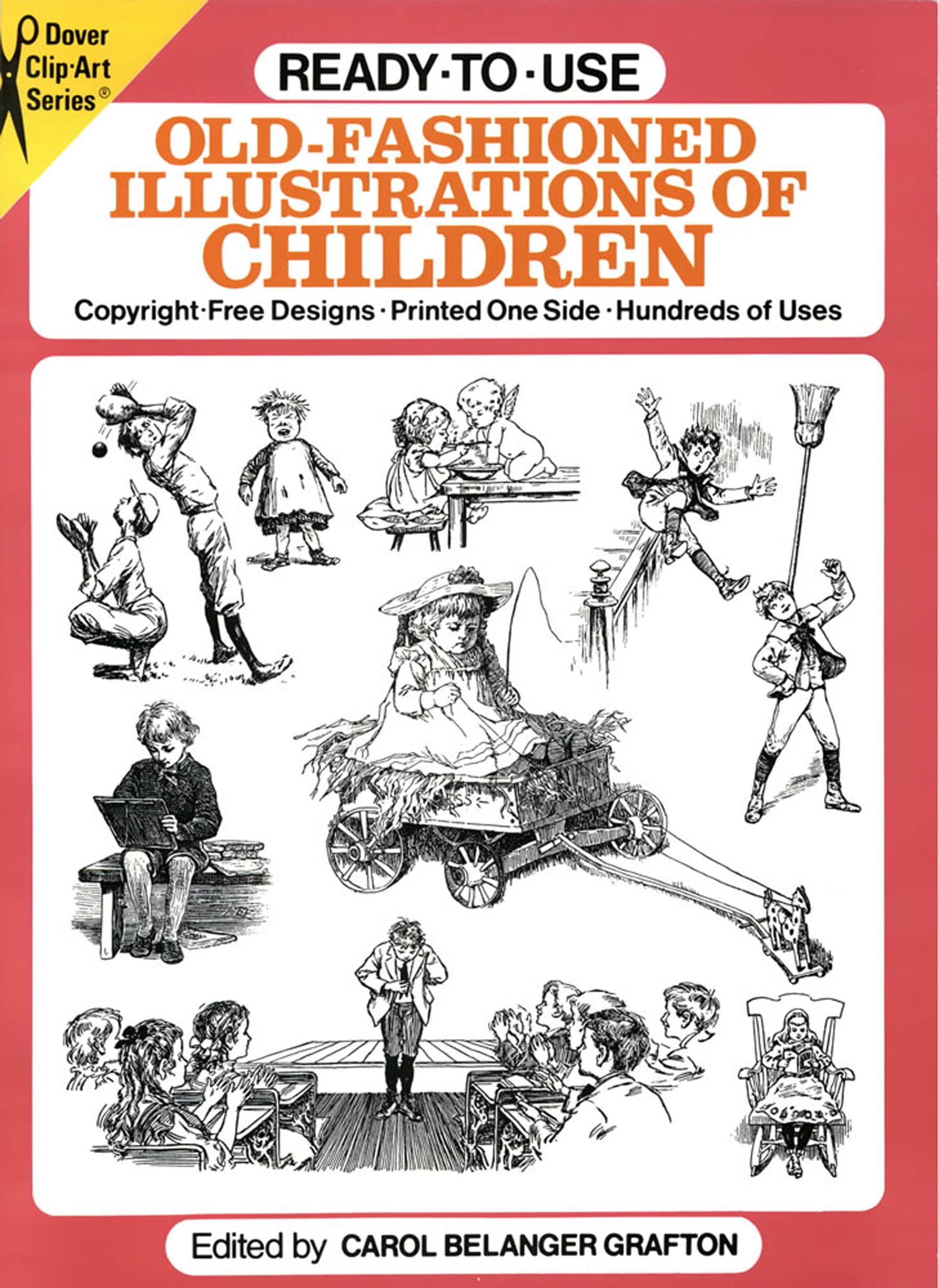 Ready-To-Use Old-Fashioned Illustrations of Children (Clip Art Series) Film, Art & Culture