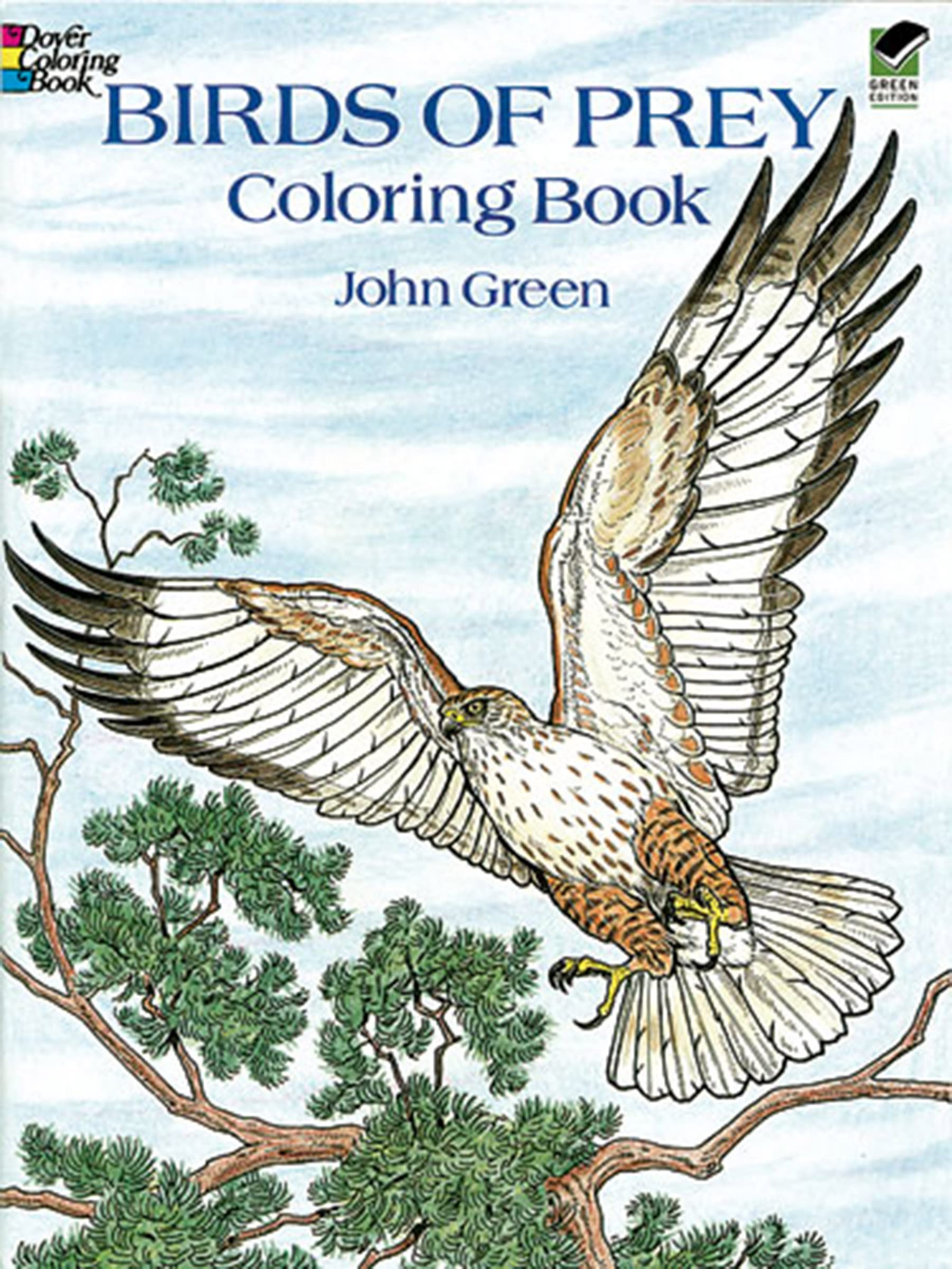 Birds of Prey Coloring Book (Dover Animal Coloring Books) Hobbies & Crafts