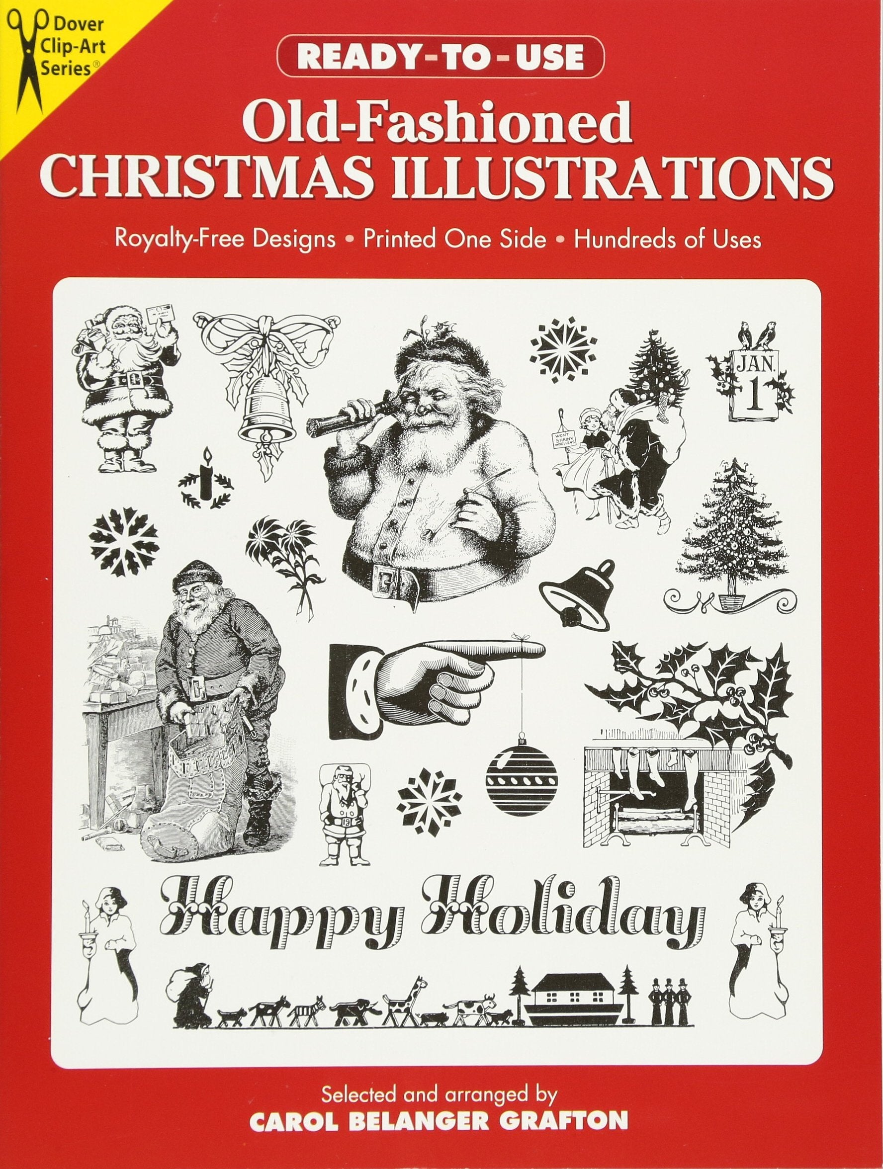 Ready-To-Use Old-Fashioned Christmas Illustrations (Clip Art) Social Sciences