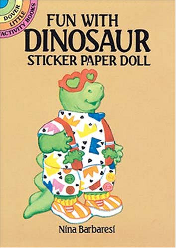 Fun With Dinosaur Sticker Paper Doll Books