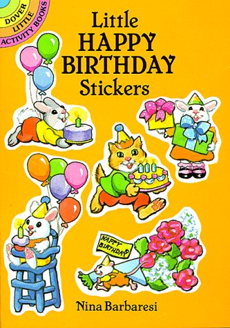 Little Happy Birthday Stickers Books
