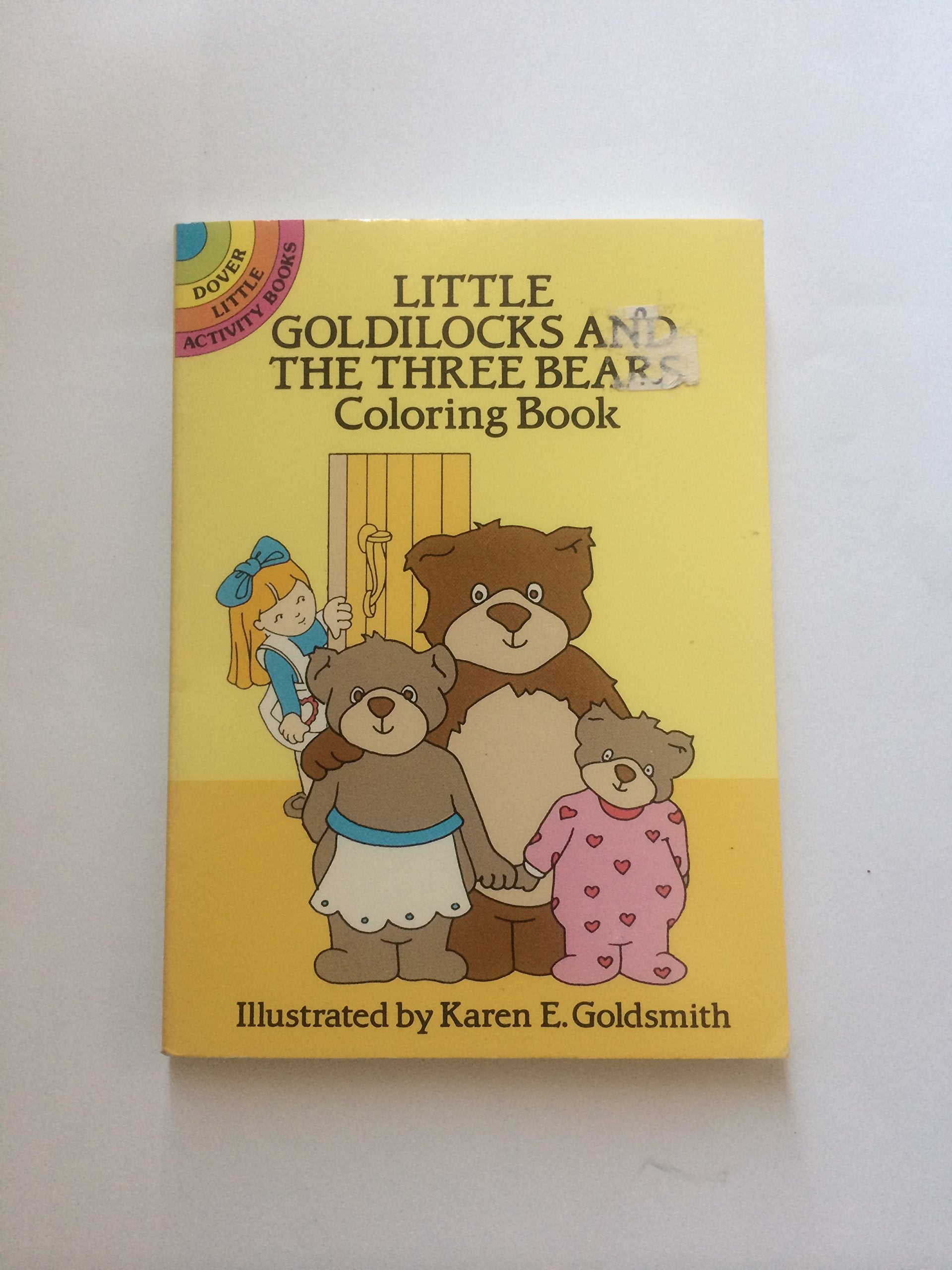 Little Goldilocks and the Three Bears Coloring Book Non-fiction