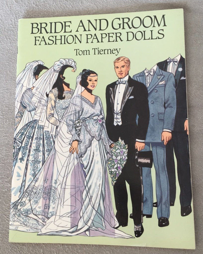 Bride and Groom Fashion Paper Dolls Tiptoi & Games