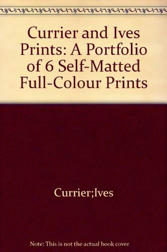 Ready-To-Frame Currier and Ives Prints: 6 Self-Matted Full-Color Prints Film, Art & Culture
