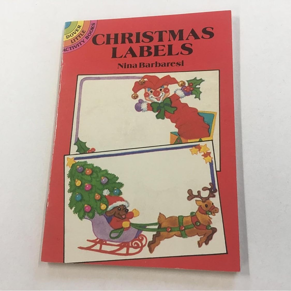 Christmas Labels: 8 Pressure-Sensitive Designs (Dover Little Activity Books) Books