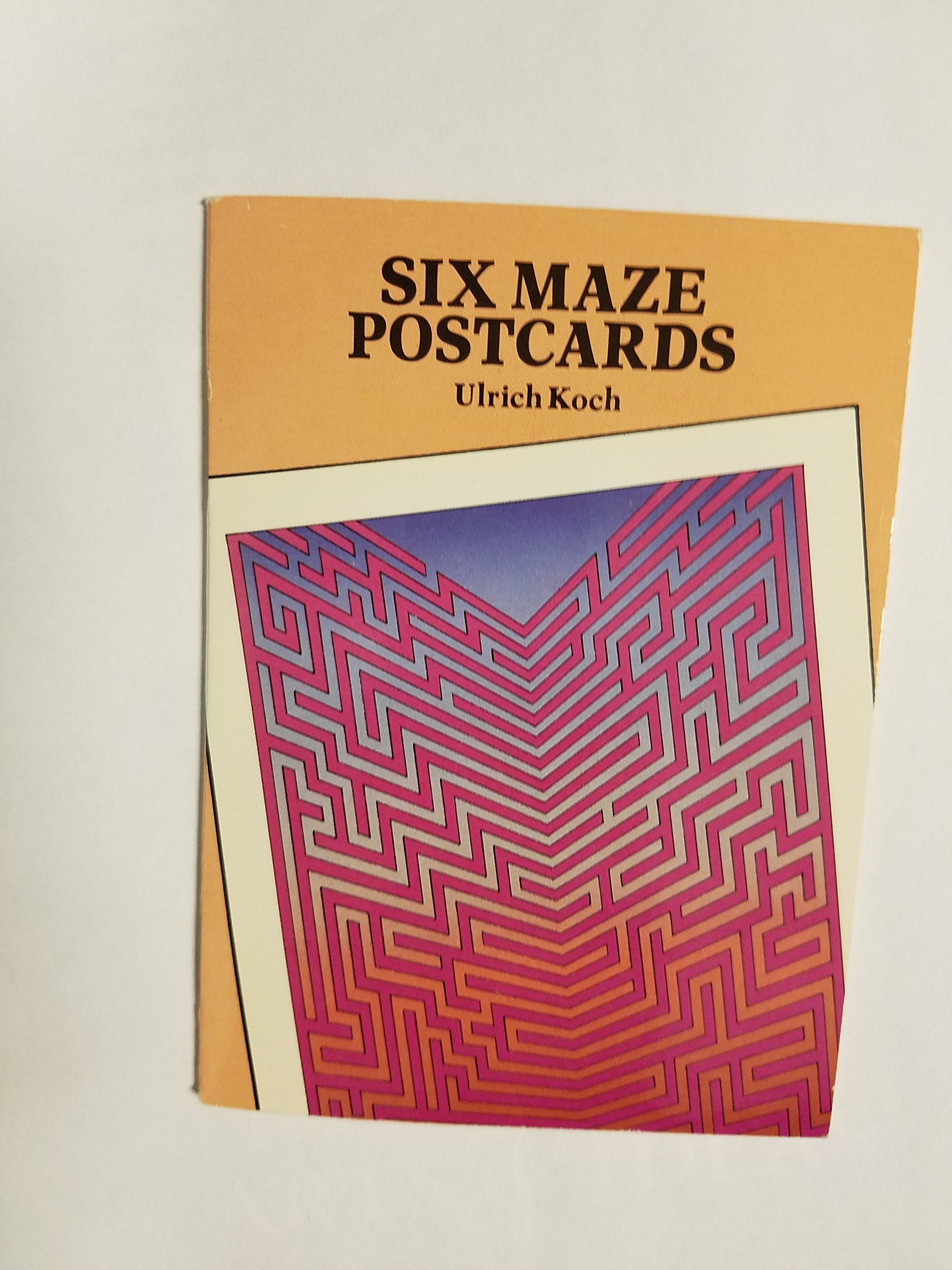Six Maze Postcards Books