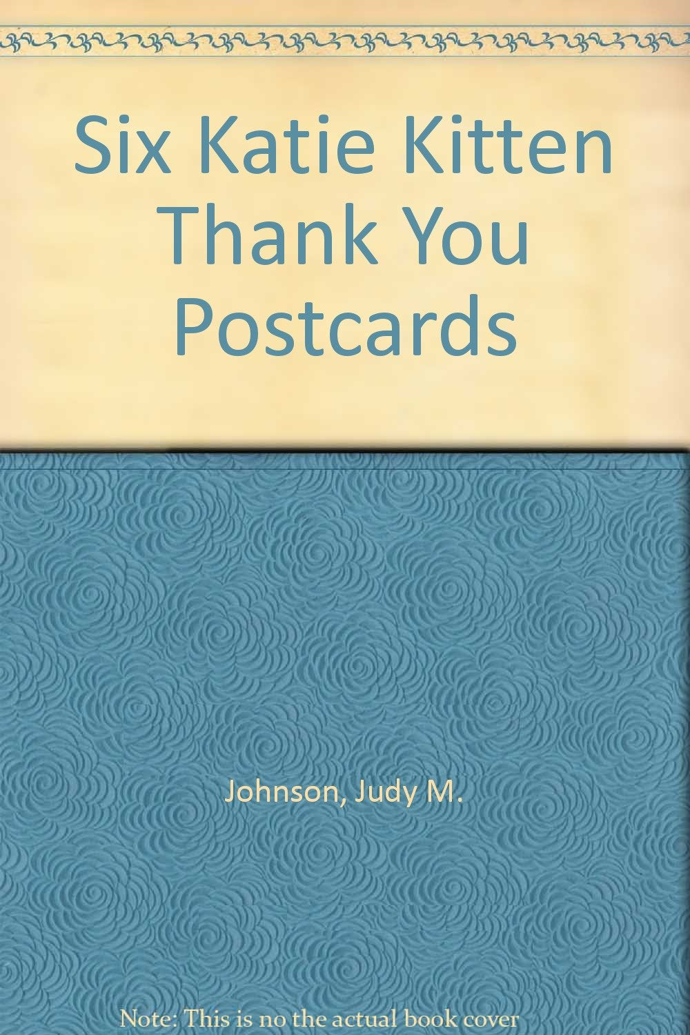 Six Katie Kitten Thank You Postcards Novels & Short Stories