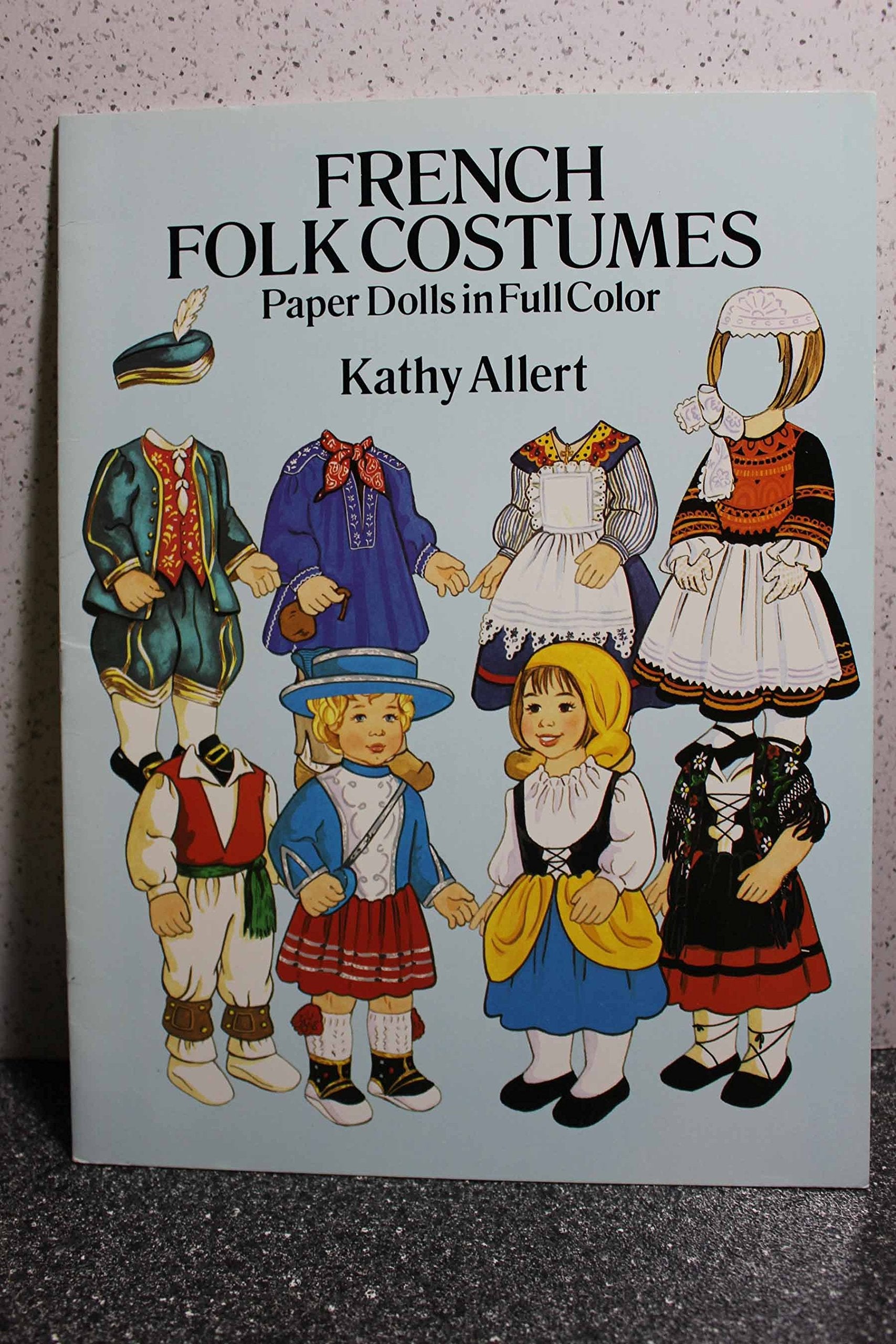 French Folk Costumes: Paper Dolls in Full Color Hobbies & Crafts