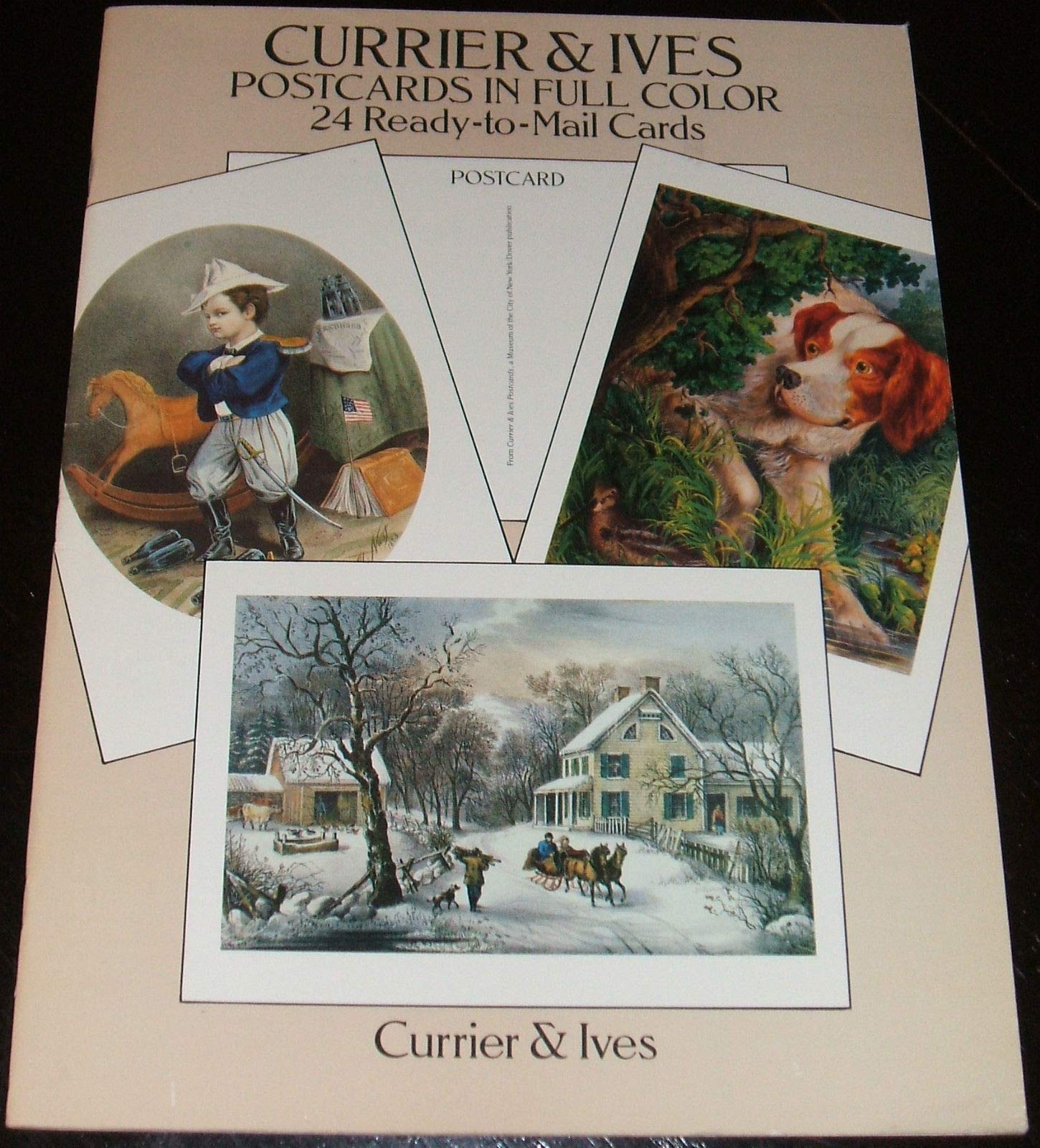 Currier and Ives Postcards in Full Color: 24 Ready-To-Mail Cards Film, Art & Culture