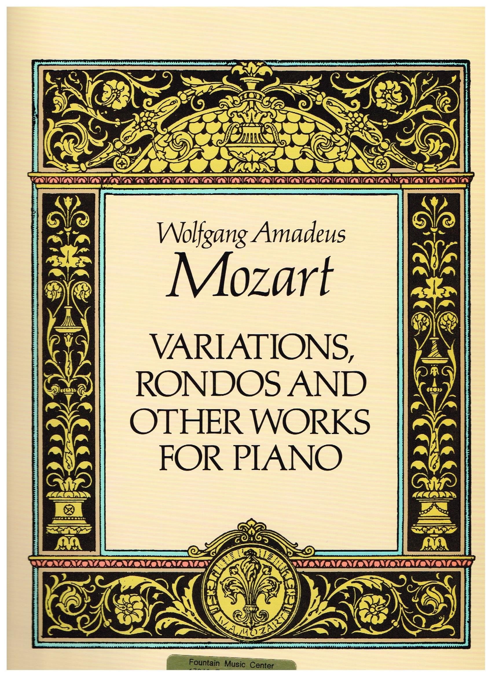 Variations, Rondos and Other Works for Piano Sheet Music