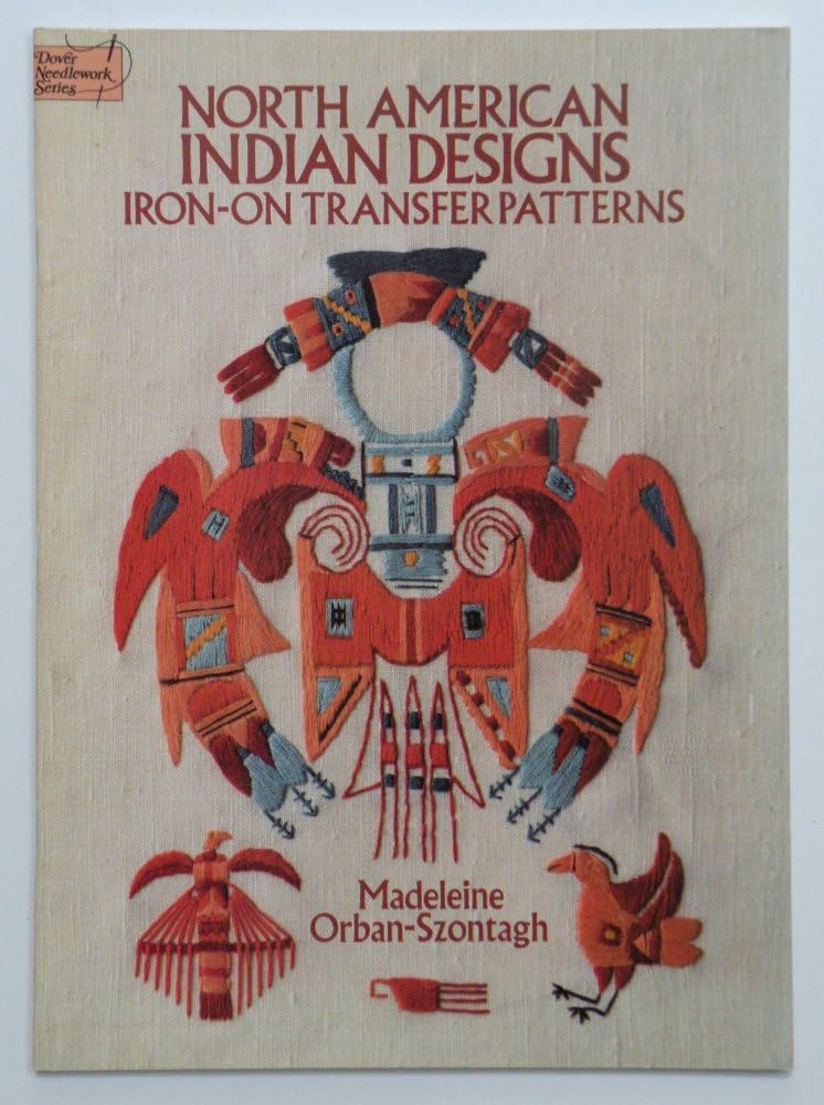North American Indian Designs Iron-On Transfer Patterns Hobbies & Crafts