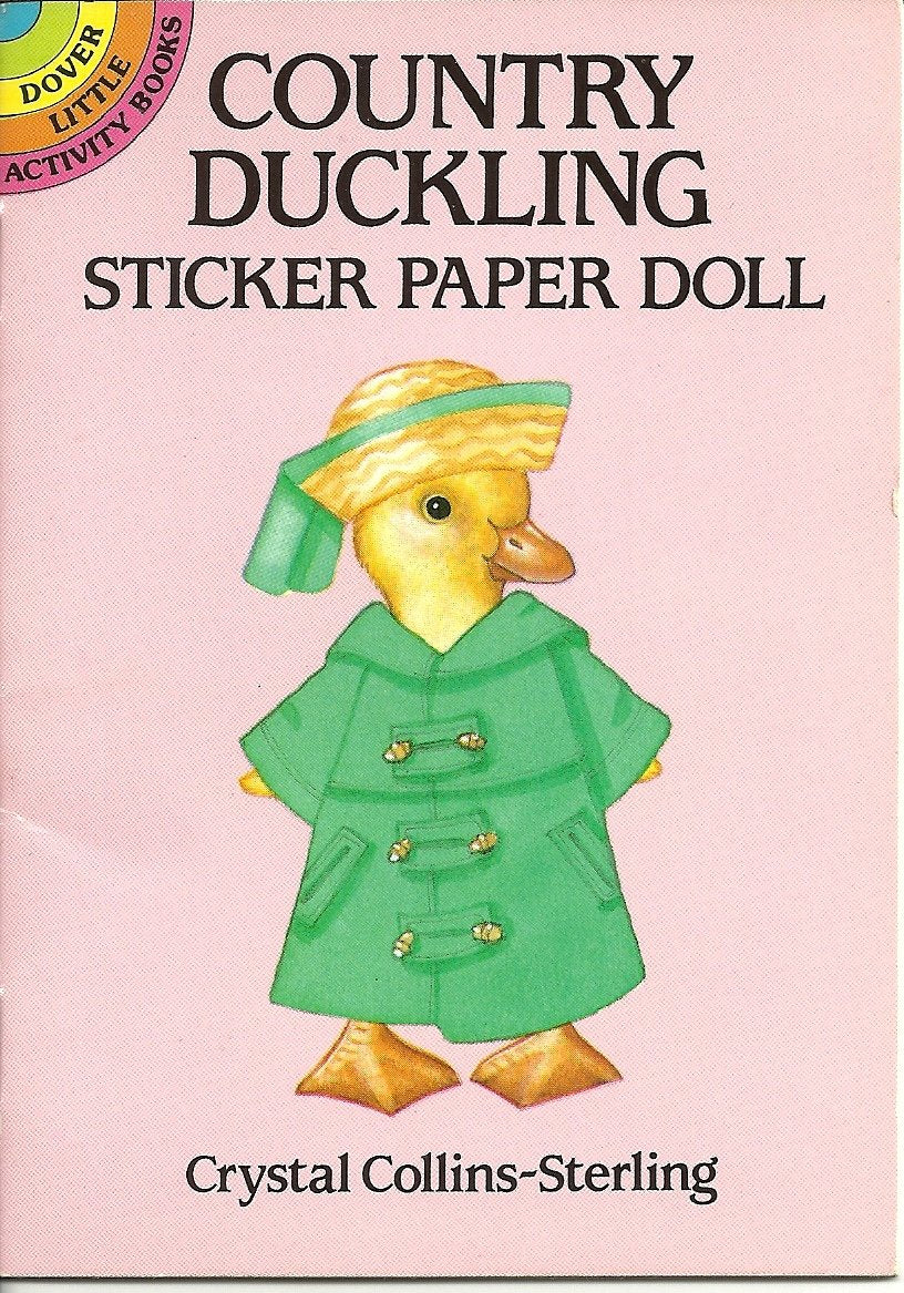 Country Duckling Sticker Paper Doll (Dover Little Activity Books) Books
