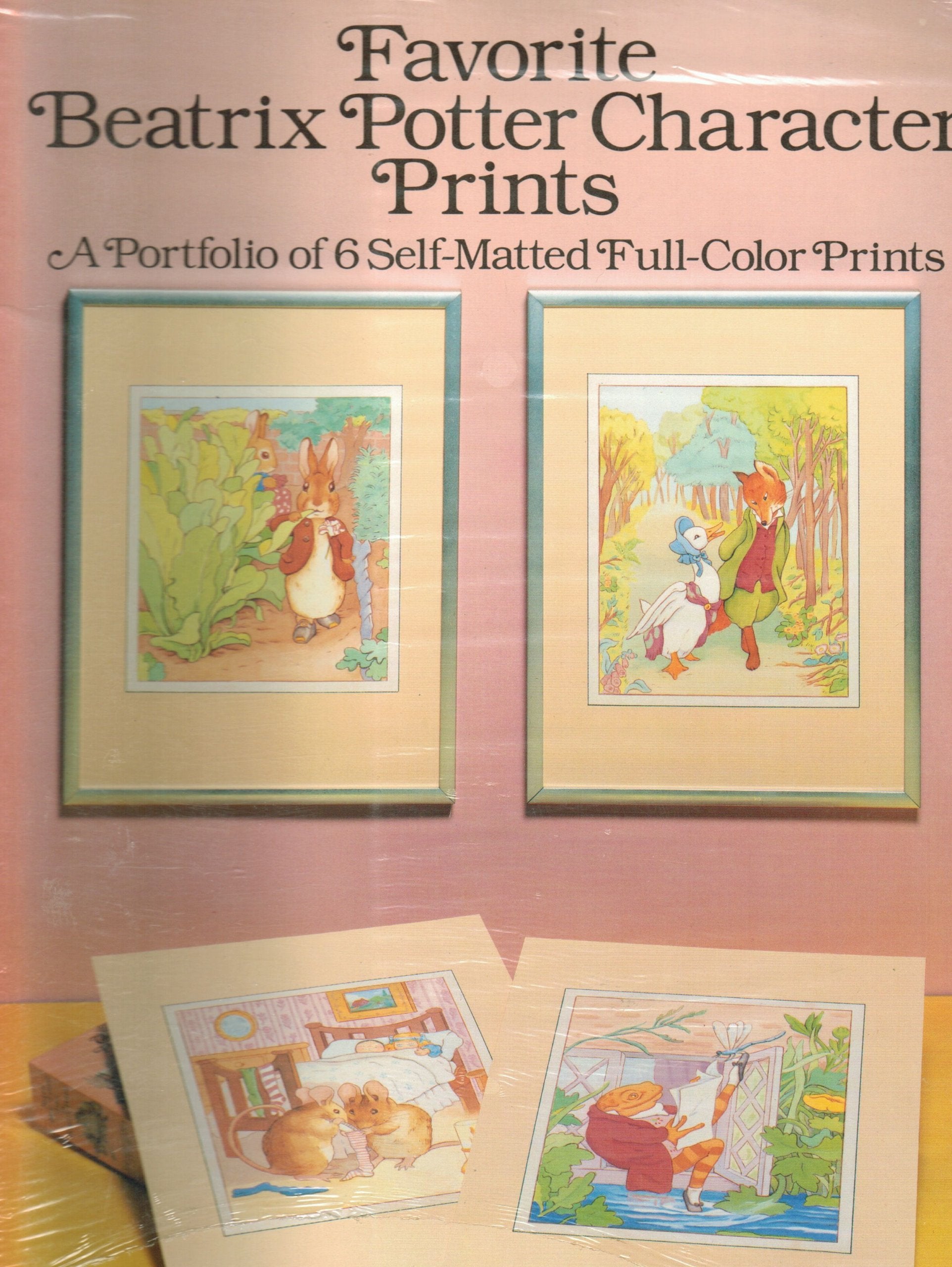 Favorite Beatrix Potter Character Prints: A Portfolio of 6 Self-Matted Full-Color Prints: A Portfolio of 6 Self-Matted Full-Colour Prints Film, Art & Culture