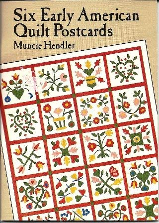 Six Early American Quilt Postcards Books