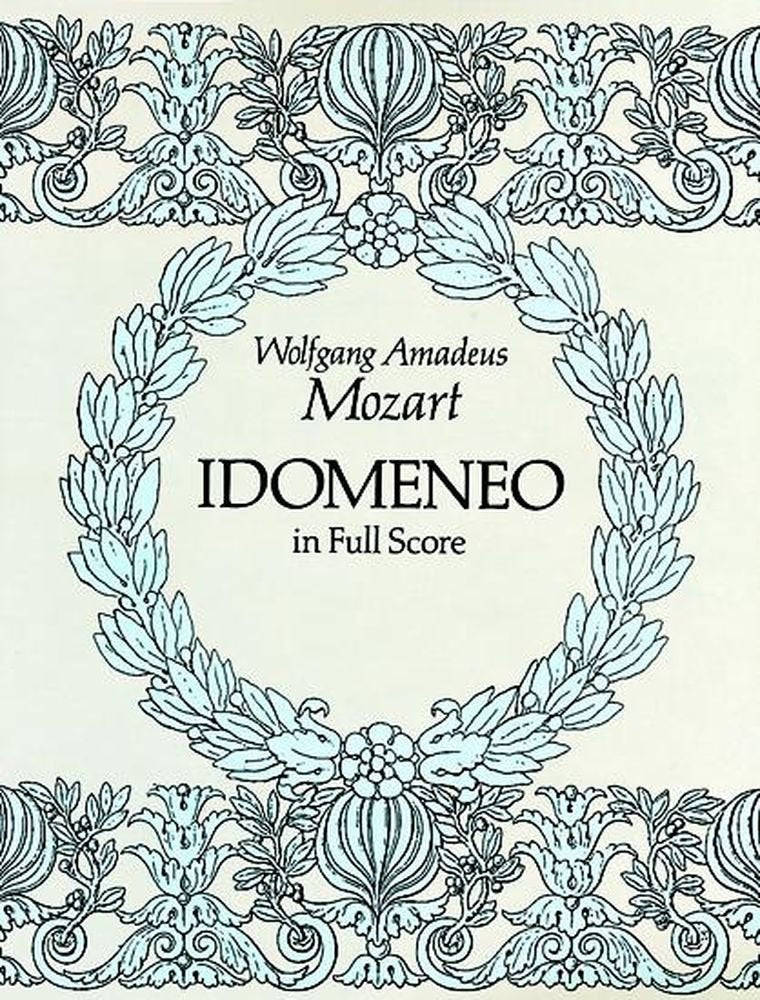 W.a. mozart: idomeneo in full score book
