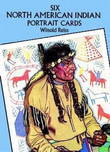 Six North American Indian Portrait Postcards Leisure, Home & Garden