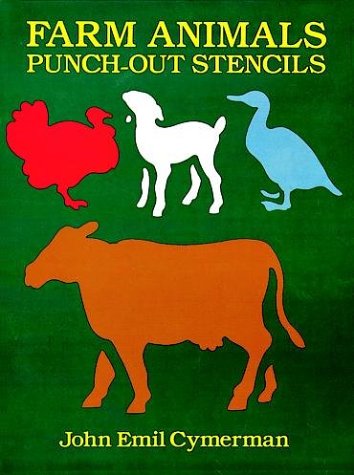 Farm Animals Punch-Out Stencils Non-fiction
