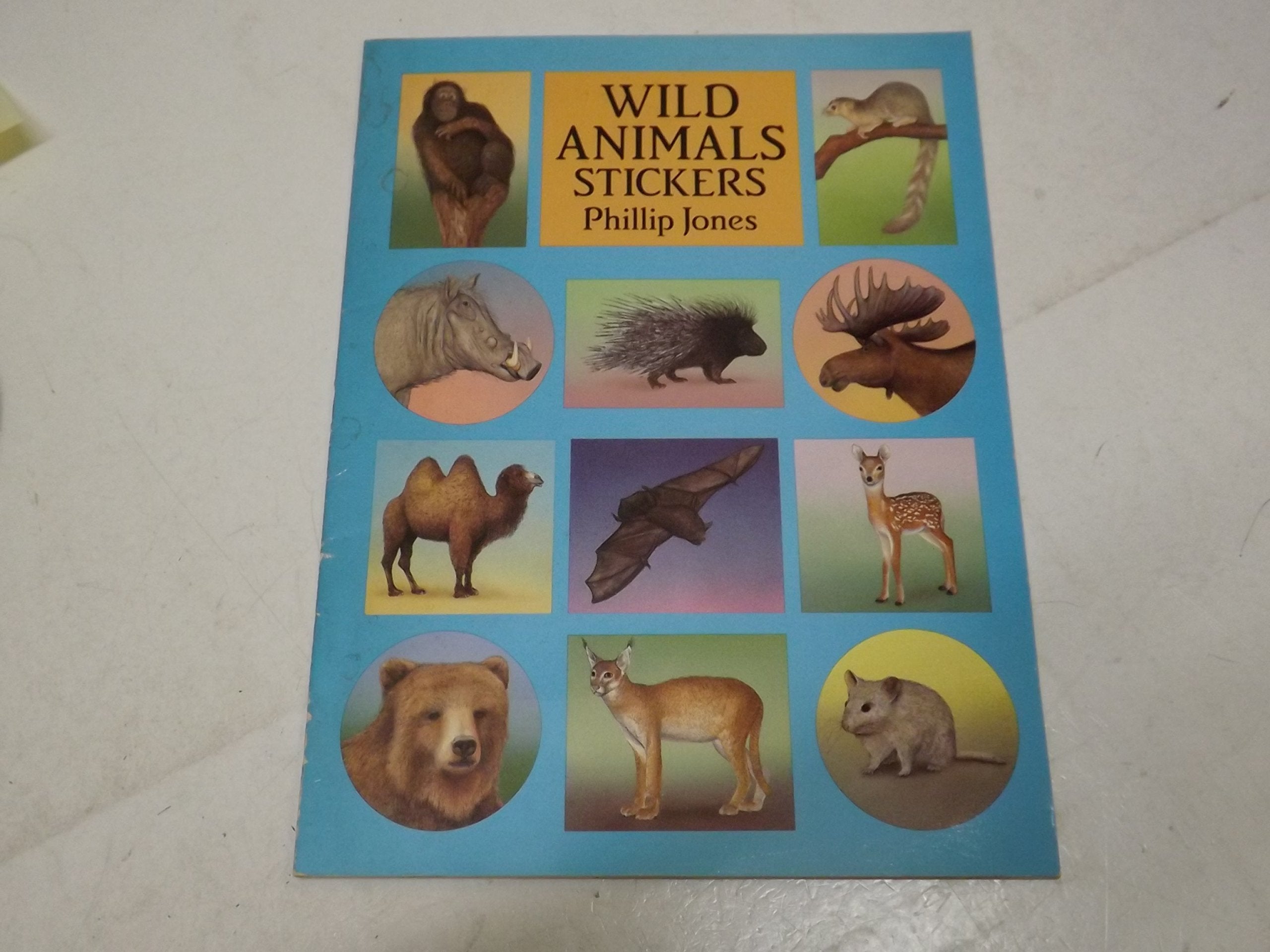 Wild Animals Stickers: 48 Full-Color Pressure-Sensitive Designs: 48 Full-Colour Pressure-Sensitive Designs Hobbies & Crafts