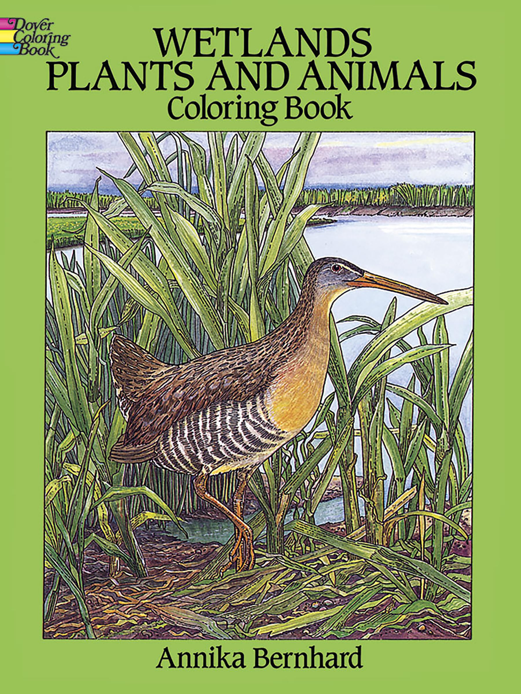 Wetlands Plants and Animals Coloring Book (Dover Nature Coloring Book) Hobbies & Crafts