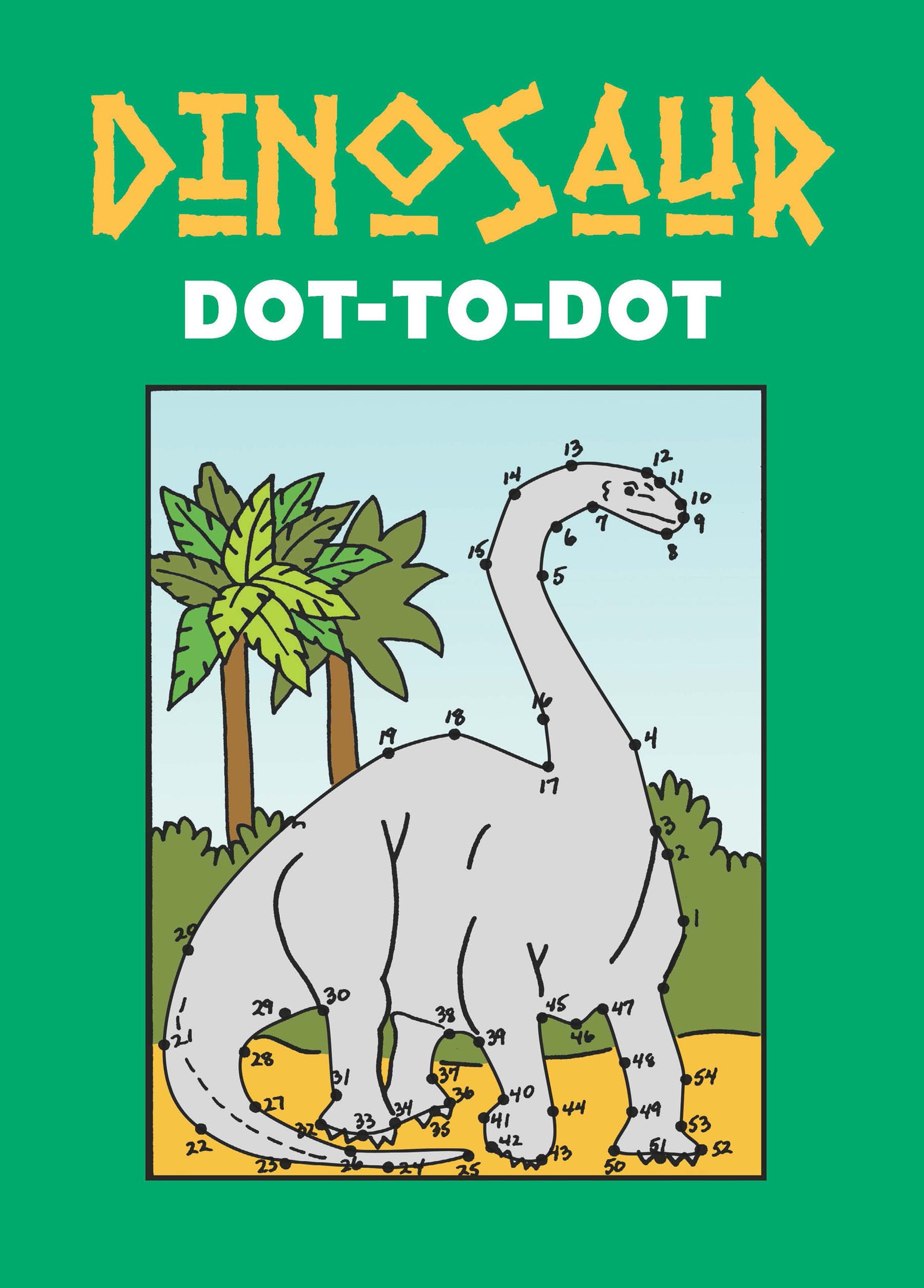 Dinosaur Follow-The-Dots Coloring Book Novels & Short Stories