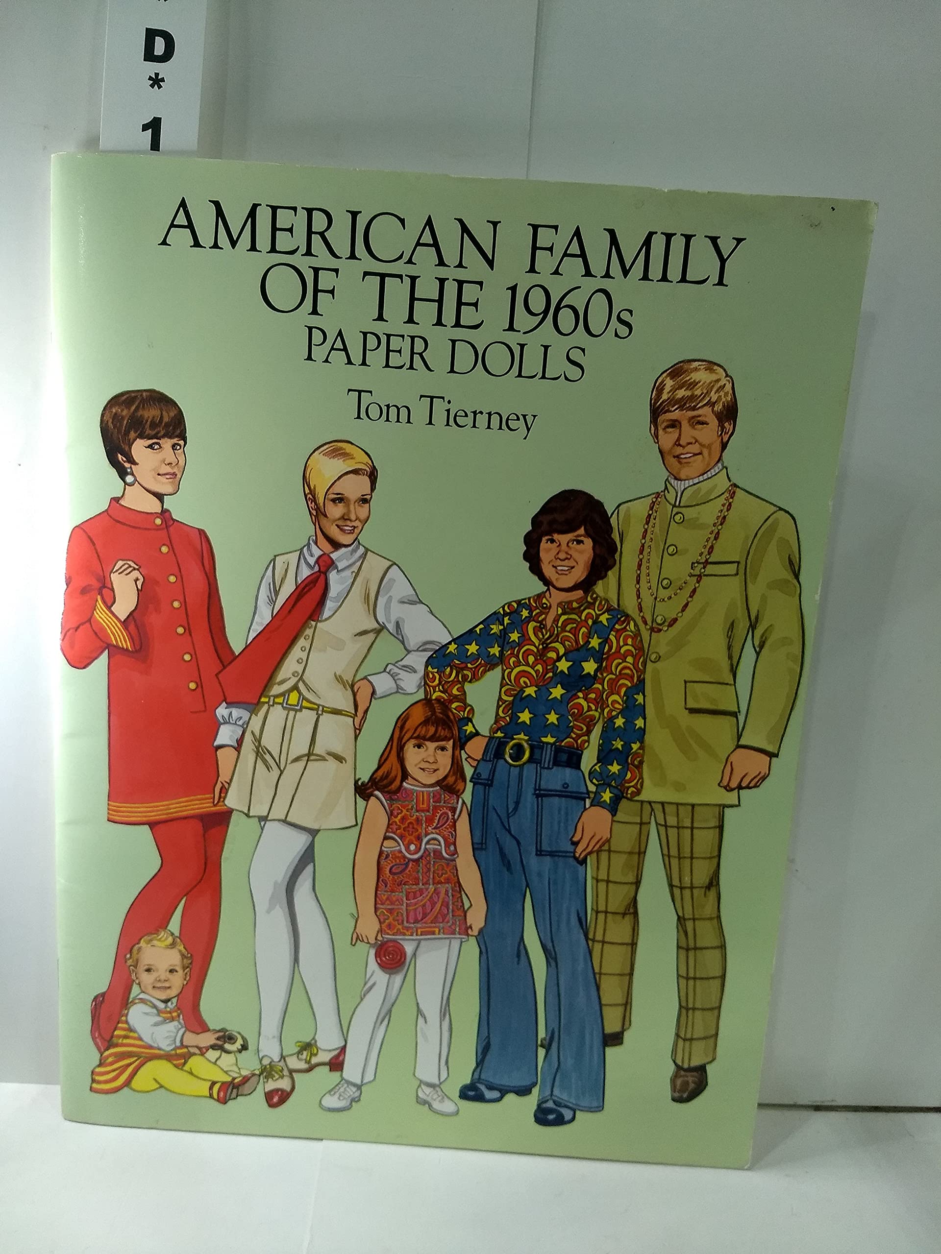 American Family of the 1960s Paper Dolls Hobbies & Crafts
