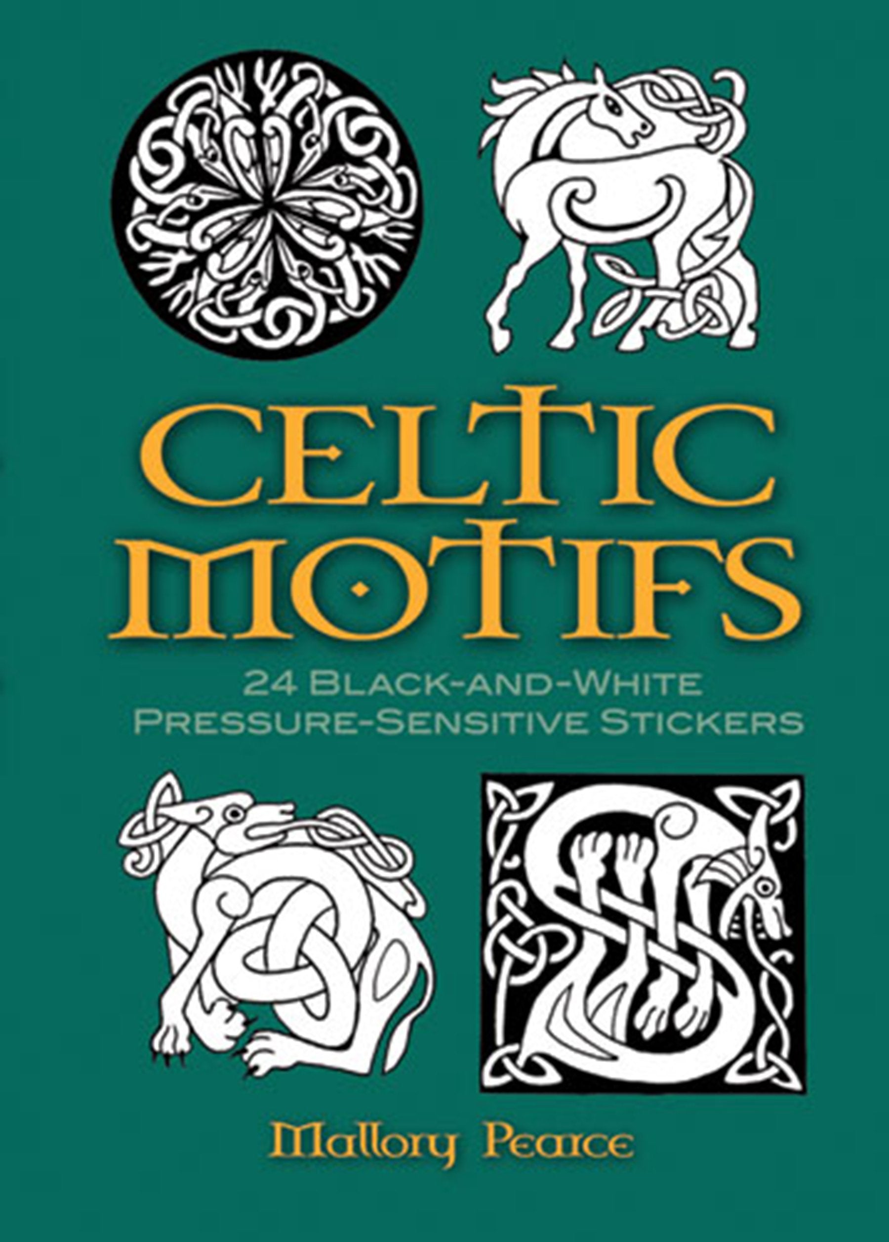Celtic Motifs: 24 Black-And-White Pressure-Sensitive Stickers (Dover Instant Art Stickers) Film, Art & Culture