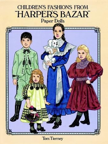 Children's Fashions from "Harper's Bazar" Paper Dolls Hobbies & Crafts