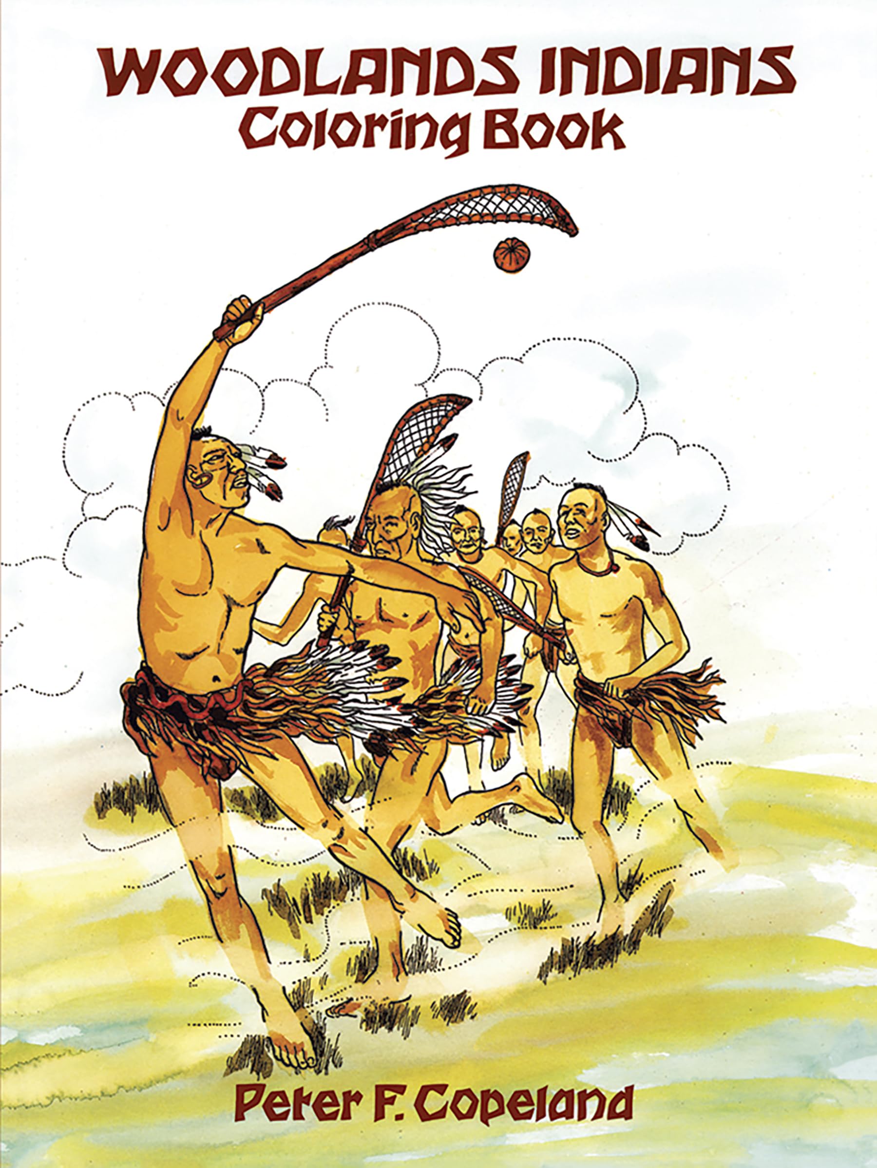 Woodlands Indians Coloring Book (Dover Native American Coloring Books) Non-fiction