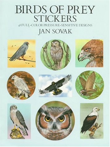 Birds of Prey Stickers: 48 Full-Color Pressure-Sensitive Designs: 48 Full-Colour Pressure-Sensitive Designs Hobbies & Crafts