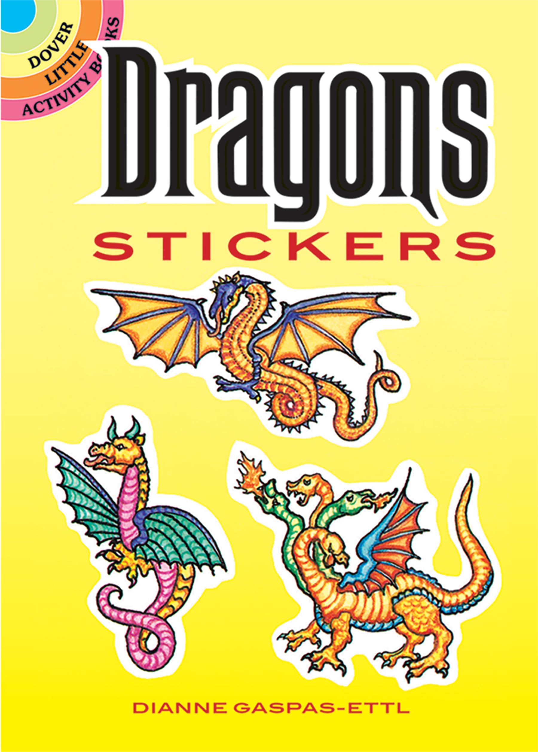 Dragons Stickers: 20 Full-Color Pressure-Sensitive Designs (Pocket-Size Sticker Collections) Hobbies & Crafts