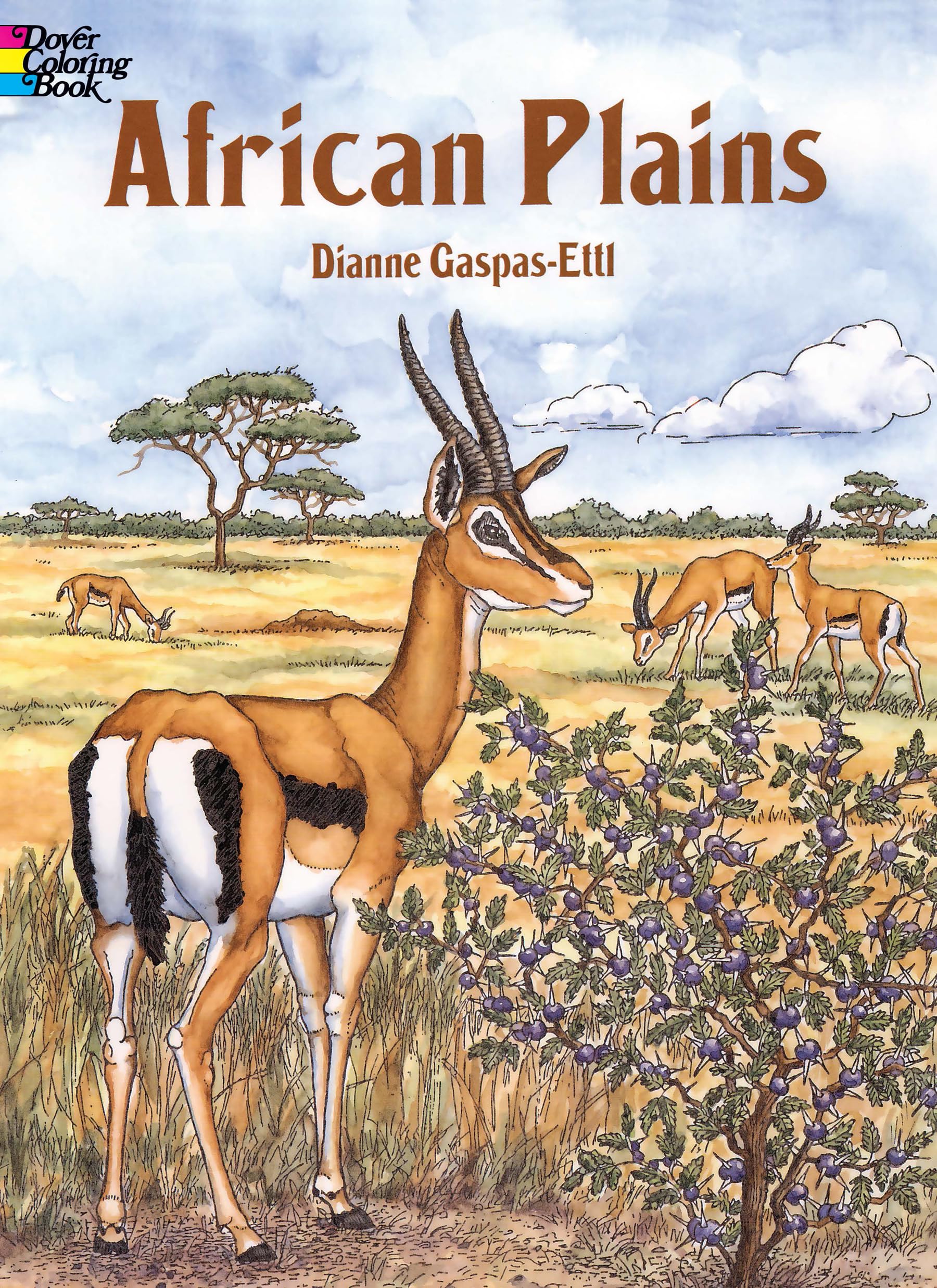 African Plains Coloring Book (Dover Nature Coloring Book) Tiptoi & Games
