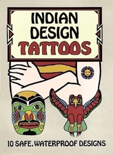 Indian Design Tattoos: 10 Safe, Waterproof Designs (Temporary Tattoos) Non-fiction