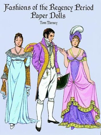 Fashions of the Regency Period Paper Dolls Hobbies & Crafts
