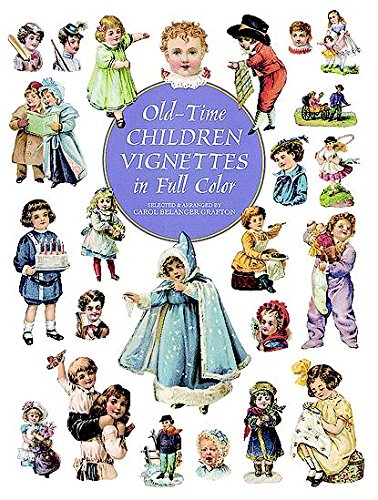 Old-Time Children Vignettes in Full Color book