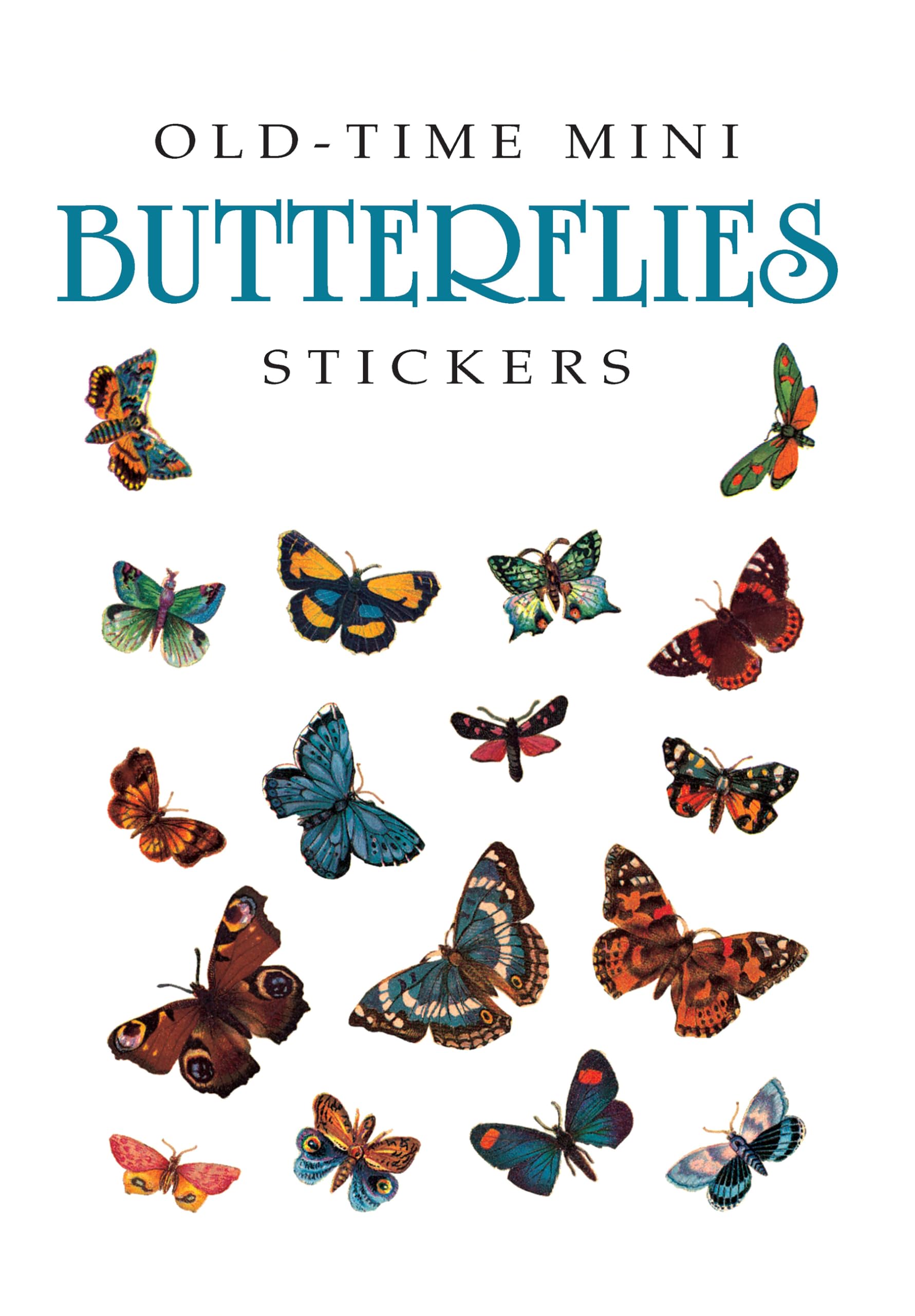 Dover Publications 40234-7 Old-Time Mini Butterflies Stickers (Pocket-Size Sticker Collections) Lifestyle