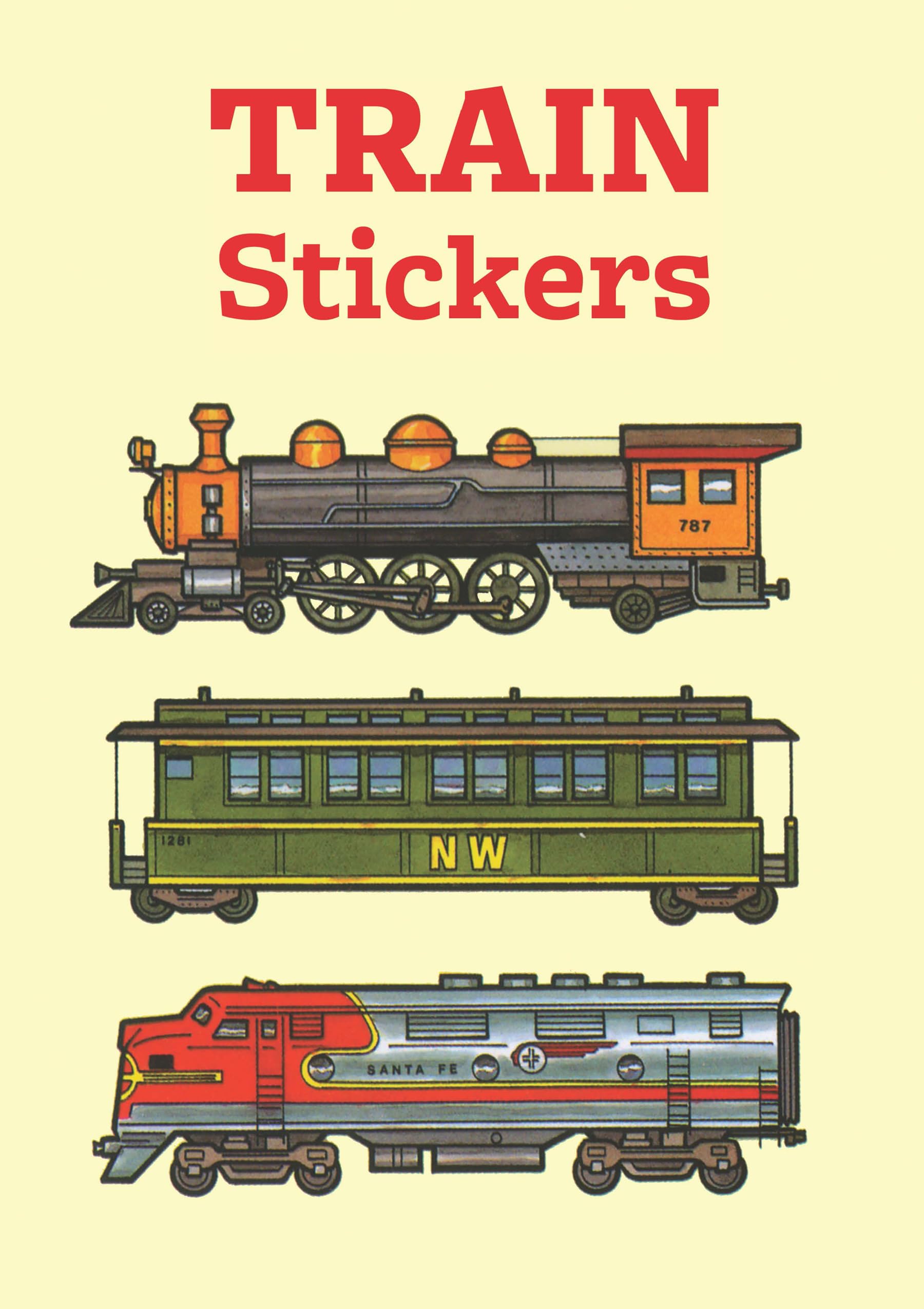 Train Stickers (Dover Little Activity Books Stickers) Novels & Short Stories