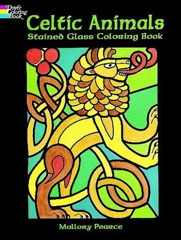 Celtic Animals: Stained Glass Coloring Book Leisure, Home & Garden