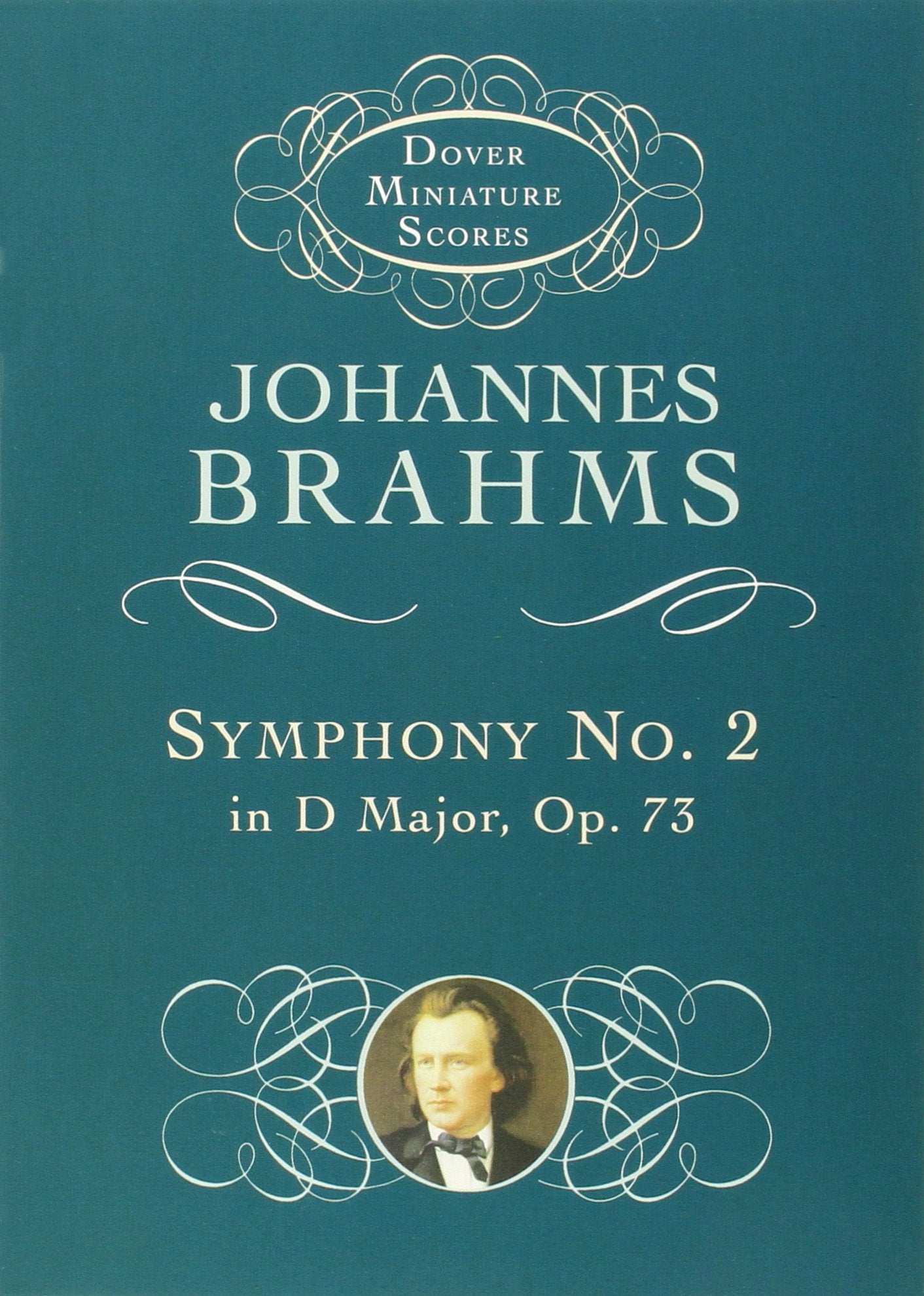 Johannes Brahms Symphony No.2 In D Major Op.73 (Dover Miniature Score book