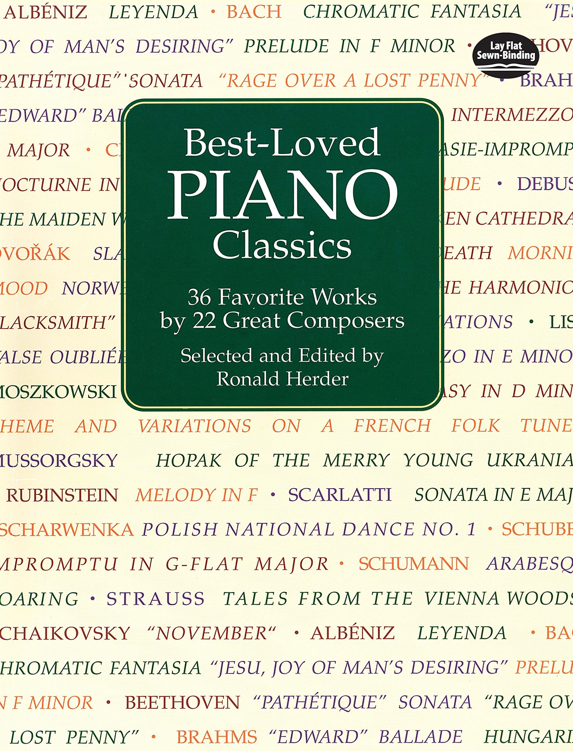 Best-Loved Piano Classics 36 Favorite Works 22 Great Composers Pf Bk book