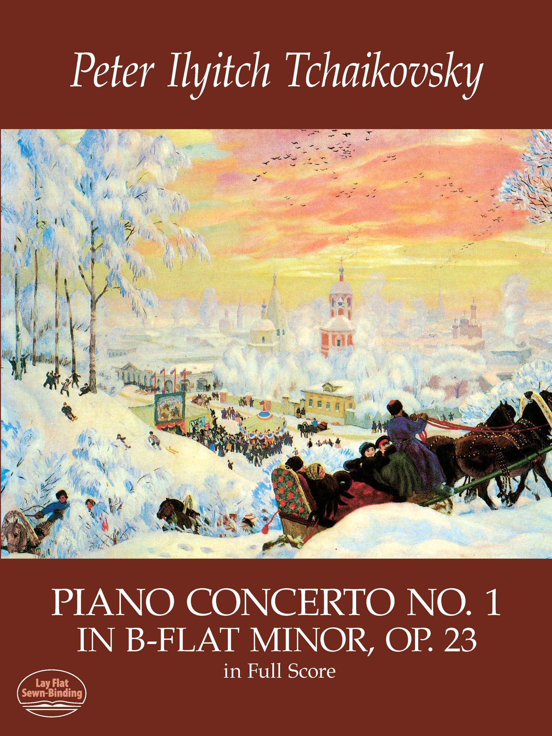 Piano Concerto No. 1 In B-Flat Minor, Op. 23. Partitur (Dover Orchestral Music Scores) Sheet Music
