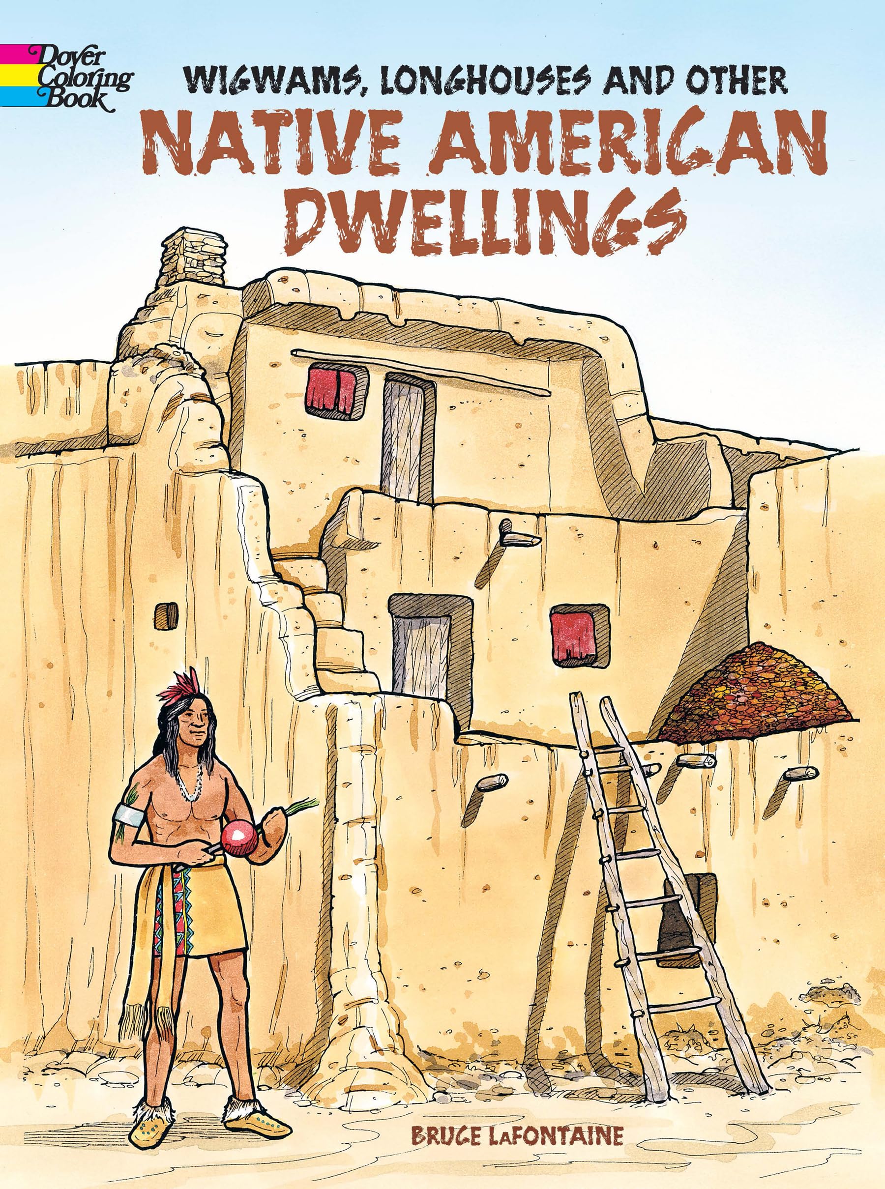 Wigwams, Longhouses and Other Native American Dwellings (Dover Coloring Books) Non-fiction