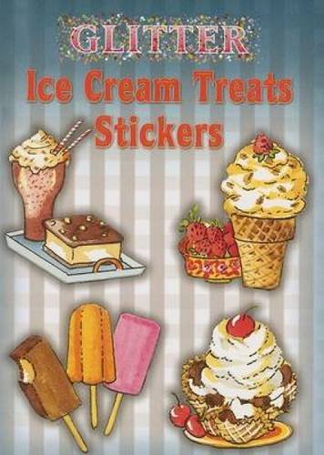 Glitter Ice Cream Treats Stickers Books