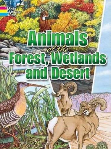 Animals of the Forest, Wetlands and Desert (Dover Nature Coloring Book) Mathematics