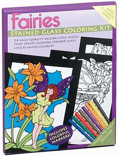 Product Image: Fairies: Stained Glass Coloring Kit