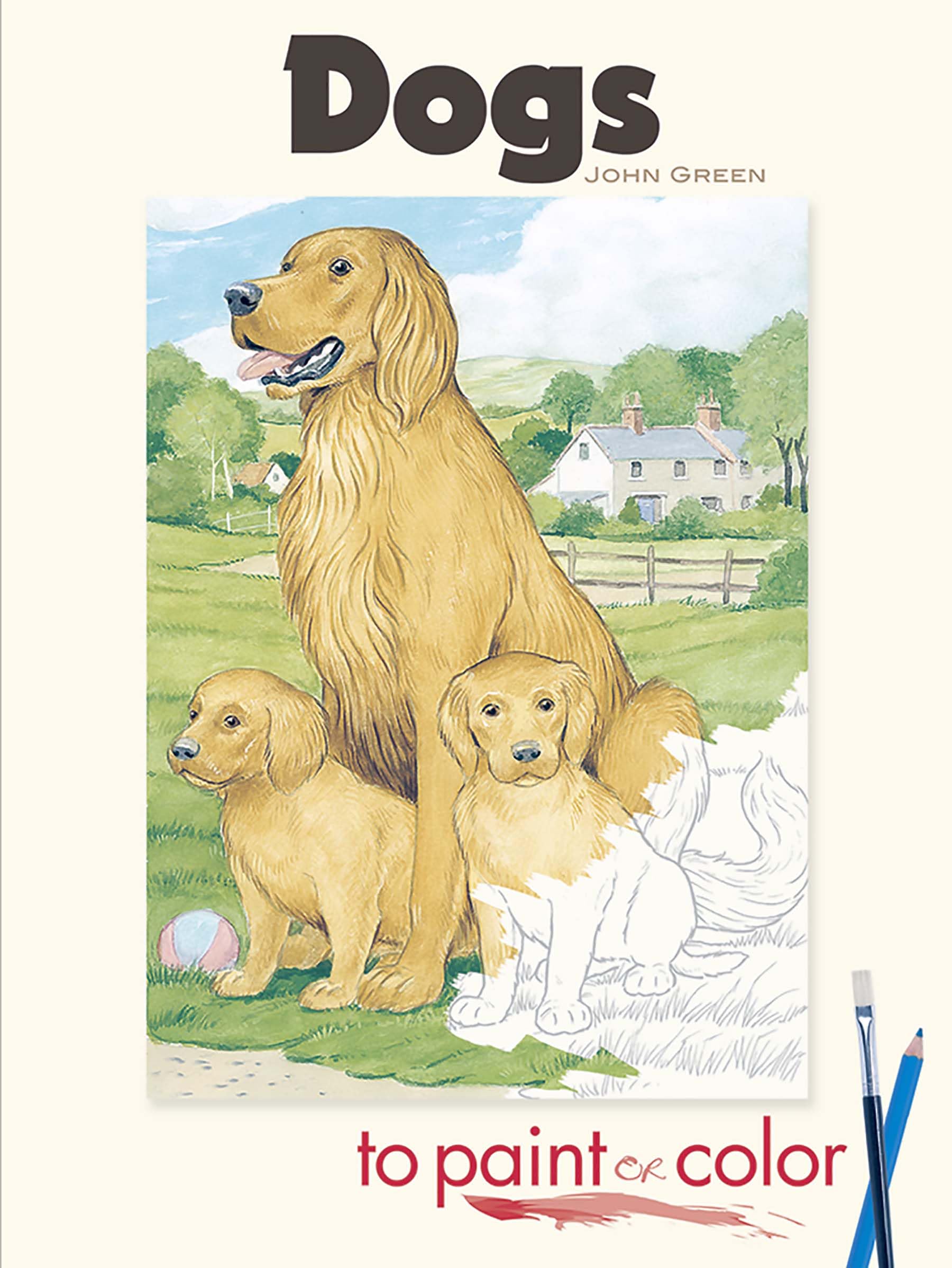 Dogs to Paint or Color (Dover Pictoral Archive) Non-fiction