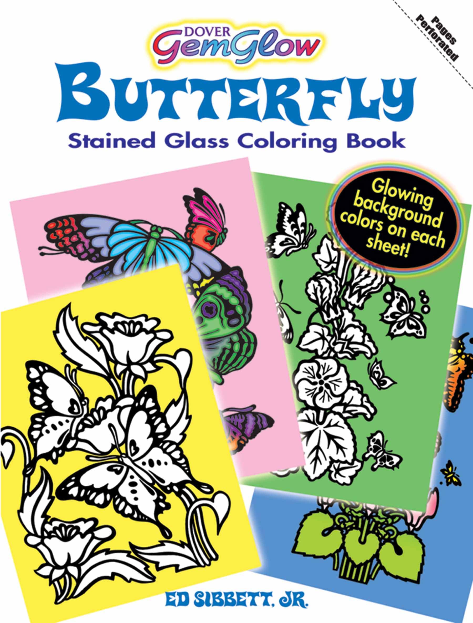 Butterfly (Dover Nature Stained Glass Coloring Book) book