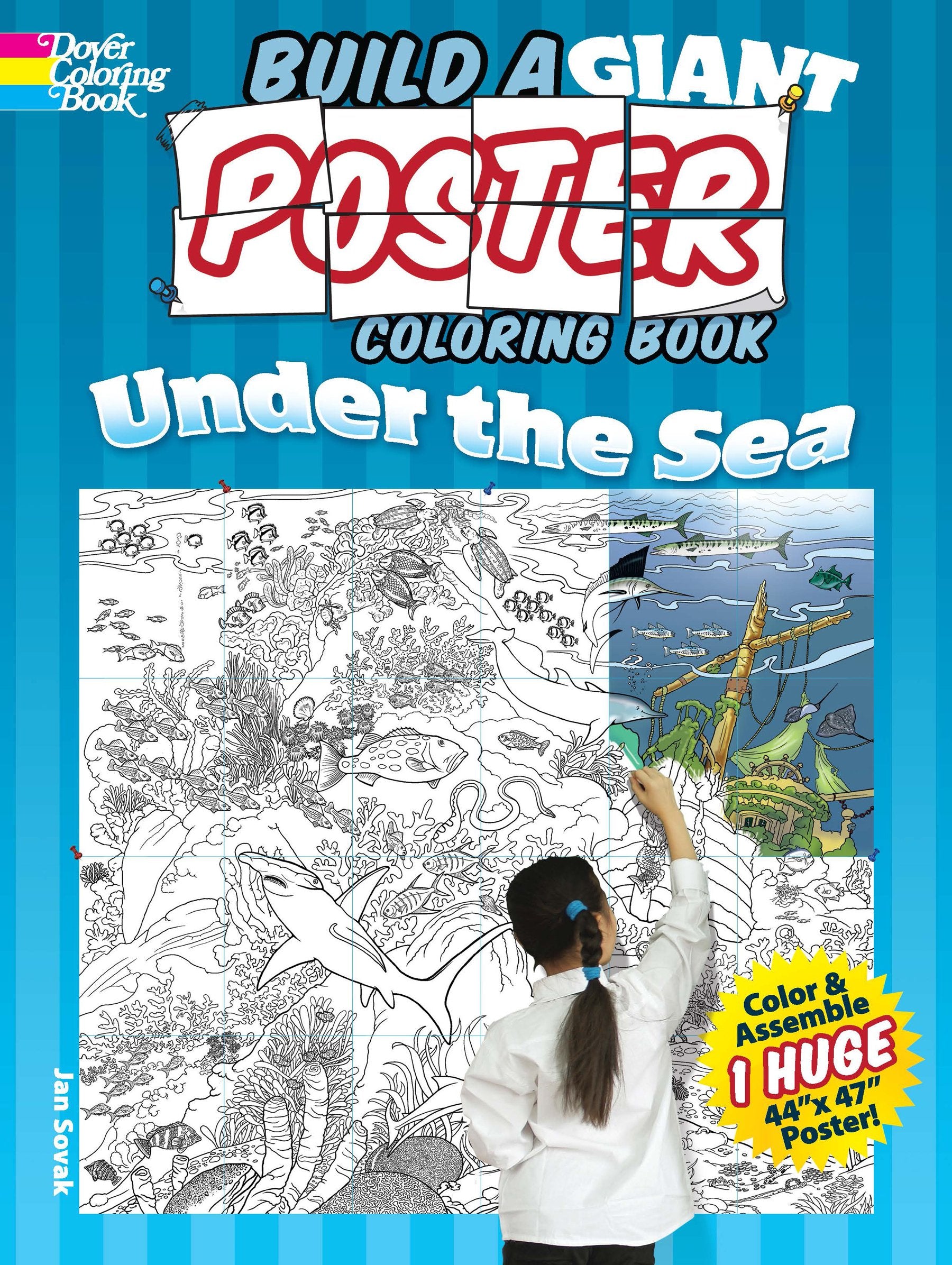 Under the Sea Coloring Book (Dover Build a Poster Coloring Book) Tiptoi & Games