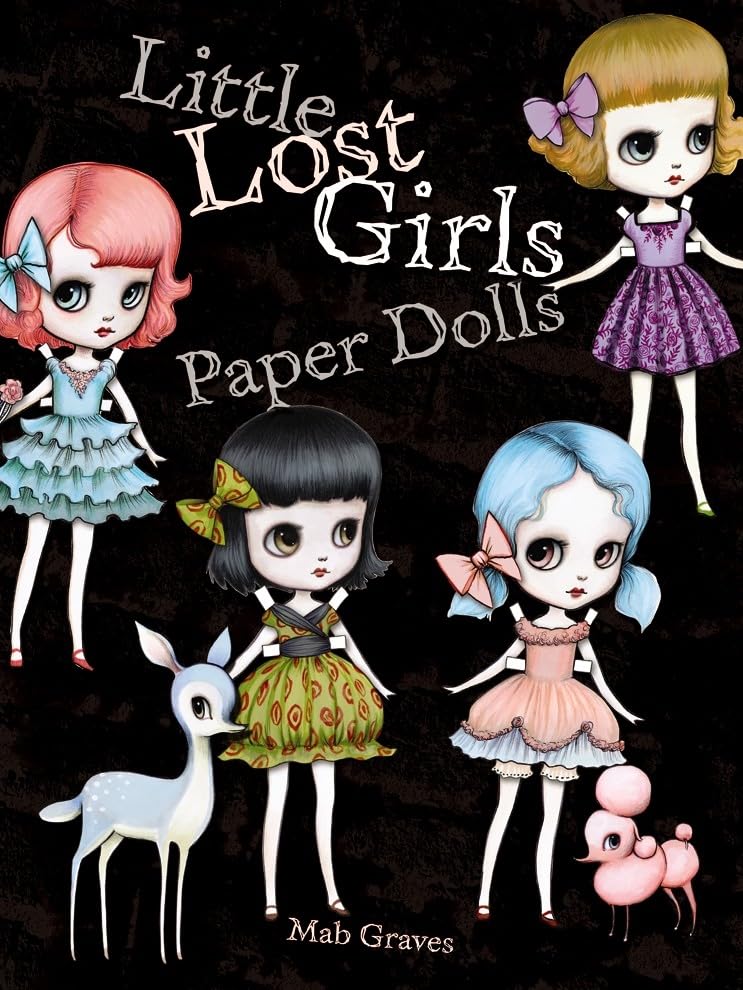 Little Lost Girls Paper Dolls book