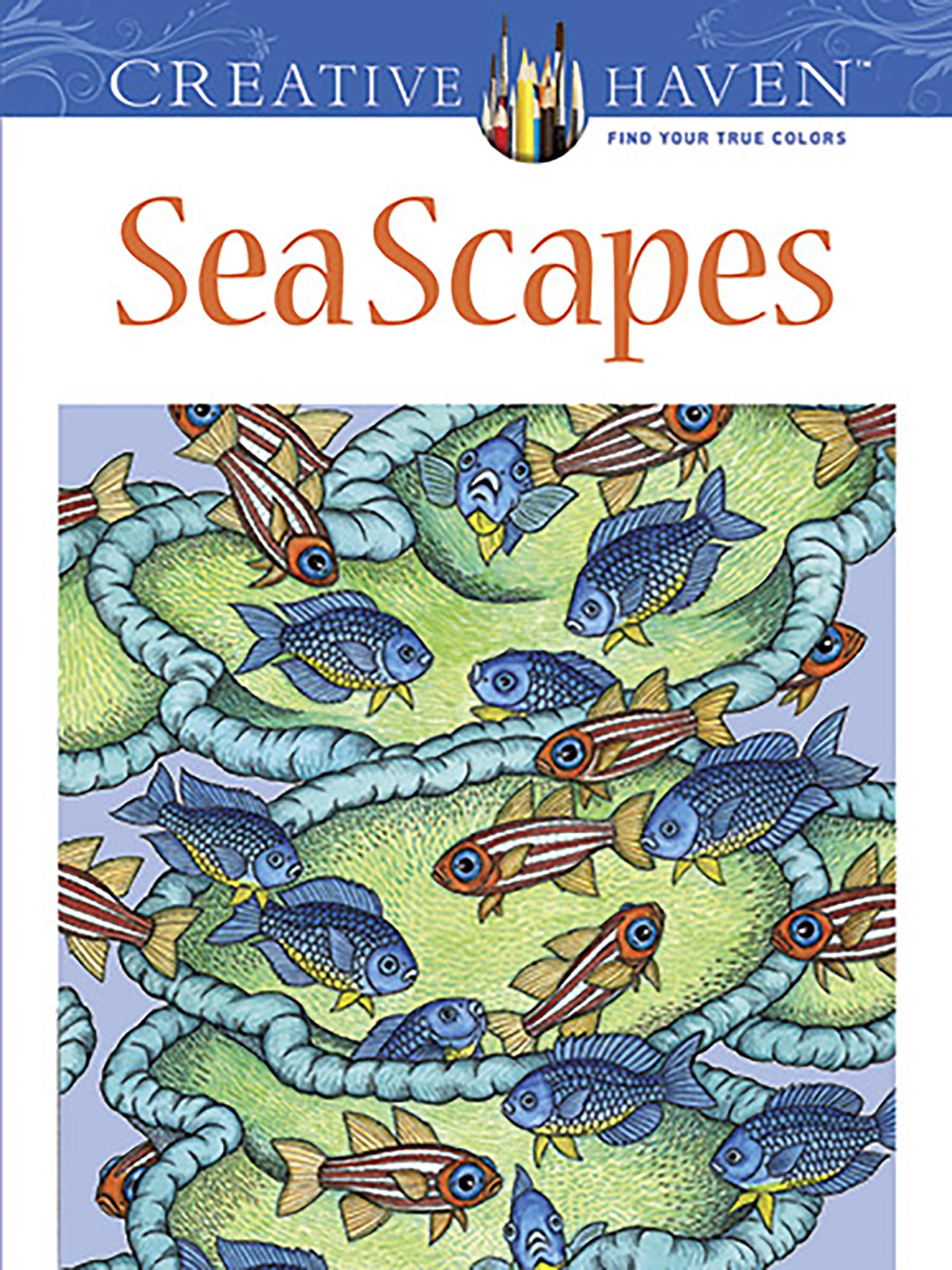 Seascapes (Creative Haven Coloring Books) Film, Art & Culture